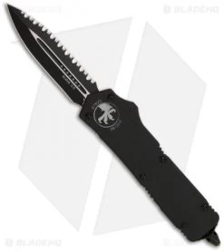 Microtech Tactical Scarab Executive OTF D/E Knife (3.5" Black Full Ser) 109-3T