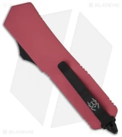 Microtech Scarab OTF Knife Pink Executive Dagger (3.5 " Black PLN) 109-1PL -Microtech Shop microtech scarab executive de pink black 109 1pi back