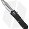 Microtech Scarab OTF Knife Executive D/E Dagger (Stonewash PLN) 109-10