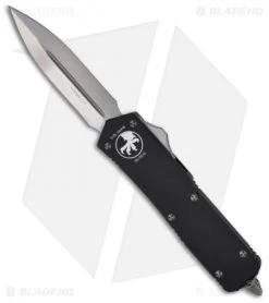 Microtech Scarab OTF Knife Executive D/E Dagger (Stonewash PLN) 109-10