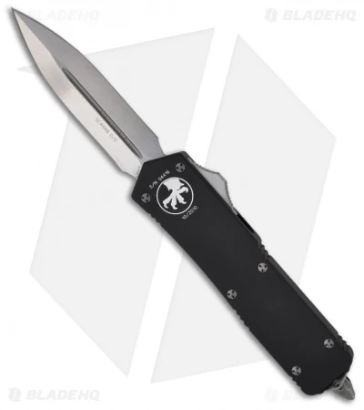 Microtech Scarab OTF Knife Executive D/E Dagger (Stonewash PLN) 109-10 3 Microtech Scarab OTF Knife Executive D/E Dagger (Stonewash PLN) 109-10