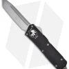 Microtech Scarab Executive OTF Knife Automatic D/A Tanto (3.5" Bead Plain) 108-7