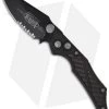 Microtech Select Fire Dual Action Automatic Knife (3.5" Black Serr) 128-2 -Microtech Shop microtech select fire da black serr 128 2