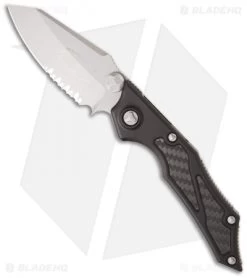 Microtech Select Fire Knife Manual Folder (3.5" Bead Blast Serr) 129-8