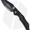 Microtech Select Fire Knife Manual Folder (3.5" Black Serr) 129-2 -Microtech Shop microtech sf ma black serr 129 2