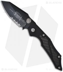 Microtech Select Fire Knife Manual Folder (3.5" Black Serr) 129-2