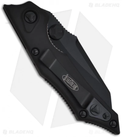 Microtech Tactical Select Fire Knife Manual Folder (3.5" Black Plain) 129-1T 4 Microtech Tactical Select Fire Knife Manual Folder (3.5" Black Plain) 129-1T - Image 2