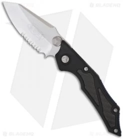 Microtech Select Fire M/A Knife Manual Folder (3.5" Stonewash Serr) 129-11