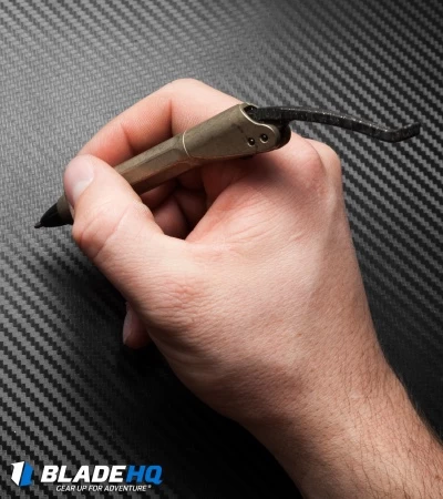 Marfione Custom Microtech Siphon II Bronzed Aluminum Pen + LSCF Lever 6 Marfione Custom Microtech Siphon II Bronzed Aluminum Pen + LSCF Lever - Image 4