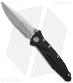 Microtech Aluminum Socom Delta S/E Folding Knife (4" Satin Serr) A159-5