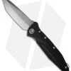 Microtech Aluminum Socom Delta Tanto Folding Knife (4" Stonewash Plain) A163-10