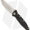 Microtech Socom Delta Tanto Folding Knife G-10 (4" Bead Blast Serr) 163-8 -Microtech Shop microtech socom delta te bead blast serr 163 8
