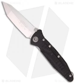 Microtech Socom Delta Tanto Folding Knife G-10 (4" Satin Plain) 163-4