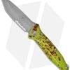 Microtech Socom Delta Zombie Green Tanto Knife (4" Bead Blast Serr) A163-8Z