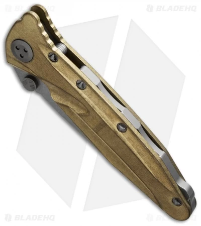 Microtech BAB Socom Delta S/E Knife Brass (4" Stonewash) 159-10BRT 4 Microtech BAB Socom Delta S/E Knife Brass (4" Stonewash) 159-10BRT - Image 2