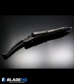 Microtech Marfione Custom Siphon Pen Black DLC Titanium + LSCF Lever -Microtech Shop microtech spihon ii lscf dlc dl