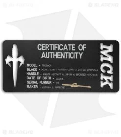 Marfione Custom Socom Bravo Tanto Knife Canvas Micarta (4" Mirror) -Microtech Shop microtech troodon double edge cowry x san mal cert cm