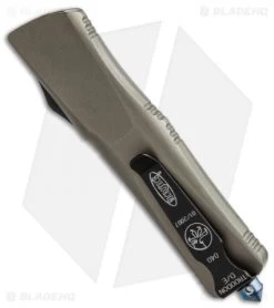 Microtech Custom Gray Troodon OTF D/E Automatic Knife (3" Damascus) 040 5 Microtech Custom Gray Troodon OTF D/E Automatic Knife (3" Damascus) 040 -Microtech Shop microtech troodon otf de machine ground dam ti sn040 side