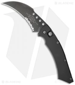 Microtech Hawk Automatic Knife (4" Black Serr) 06/2002