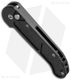 Microtech Mini UMS Automatic Knife (2.375" Black Serr) 04/2002 -Microtech Shop microtech used mini ums black serr 4 200 bottom cm