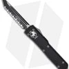 Microtech Tanto UTX-70 D/A Automatic OTF Knife (2.4" Black Full Serr) 149-3