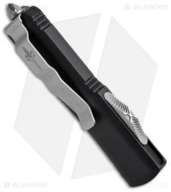 Marfione Custom UTX-85 OTF Automatic Knife Aluminum (3.1" Stonewash) -Microtech Shop microtech utx 85 two tone stonewash side cm