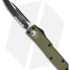 Microtech Green UTX-85 D/A OTF Automatic Knife (Black SER) 125-2GR -Microtech Shop microtech utx 85green black serr 125 2gr