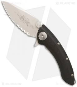 Microtech Whaleshark Flipper Knife G-10 (3.63" Bead Blast Serr) 167-8