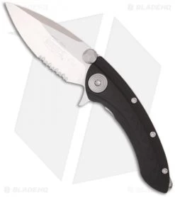 Microtech Whaleshark Flipper Knife G-10 (3.63" Satin Serr) 167-5C Chisel