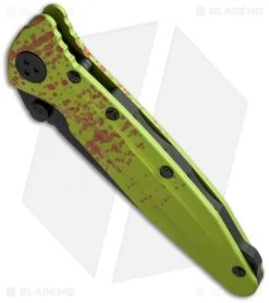 Microtech Socom Delta Tanto Knife Zombie Green (4" Black) A163-1Z -Microtech Shop microtech zombie tech a163 1z bottom cm 1
