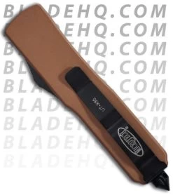 Microtech Copper UTX-85 D/A OTF Automatic Knife (Black PLN) 125-1C -Microtech Shop microtech daytona copper back 125 1C