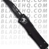 Microtech Troodon Wharncliffe OTF Knife (Black PLN) 141-1 -Microtech Shop microtech troodon 141 1 wharncliffer black plain